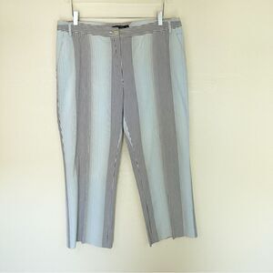 Marina Yachting Striped Work Wide Leg Trousers IT 52 USA 16